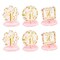 Sweet 16 Birthday Decorations, Pink and Gold Paper Honeycomb Centerpieces (6 Pack)